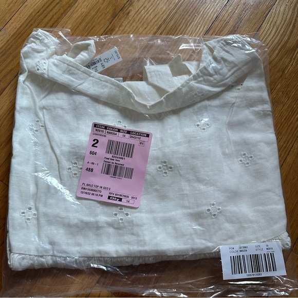 NEW Madewell Tank Tops | Plus Size Madewell White Rosalie Top - Picture 8 of 11